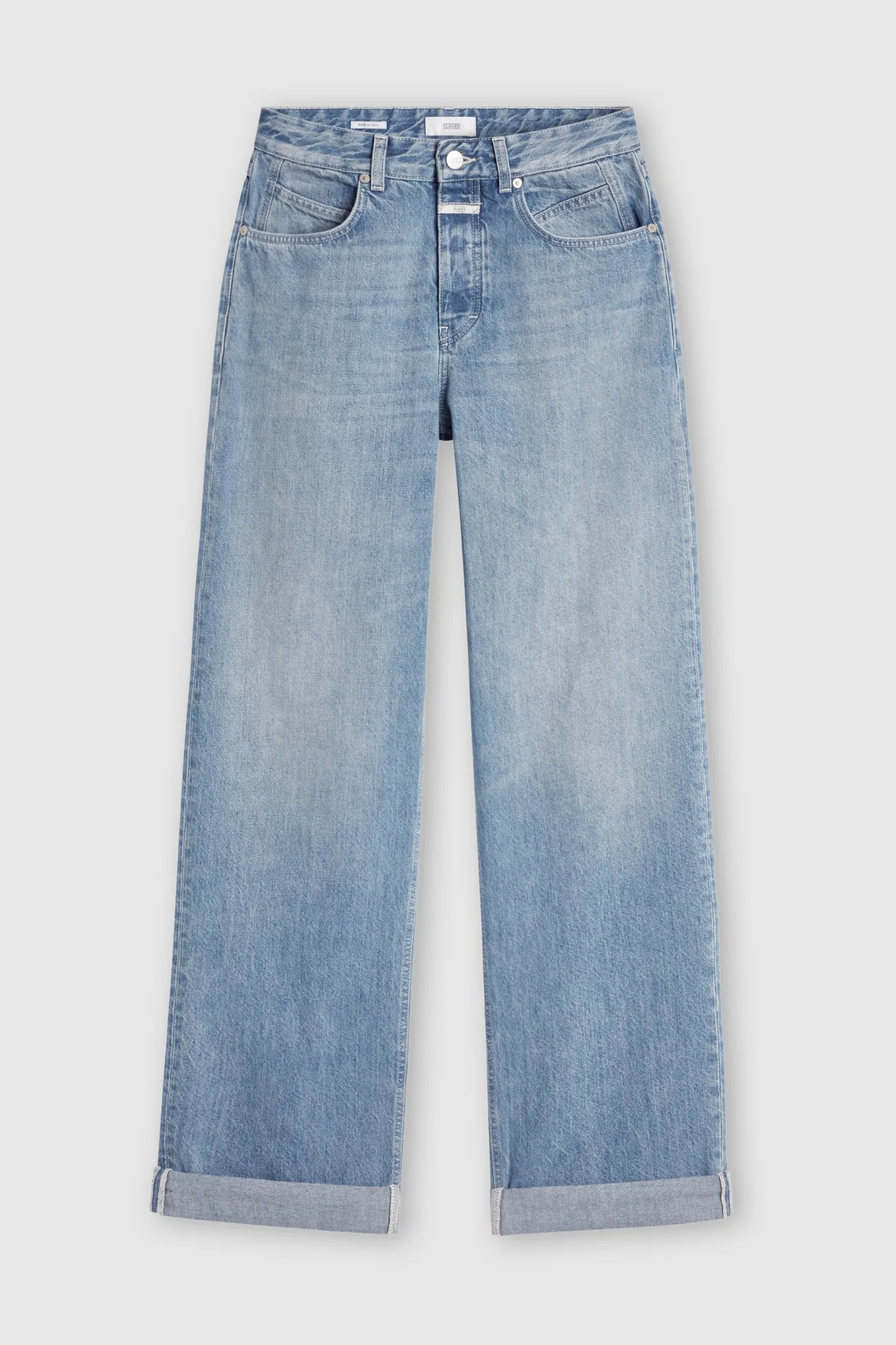 CLOSED Ras>Wijde Jeans - Stijlnaam Nikka Midden Blauw