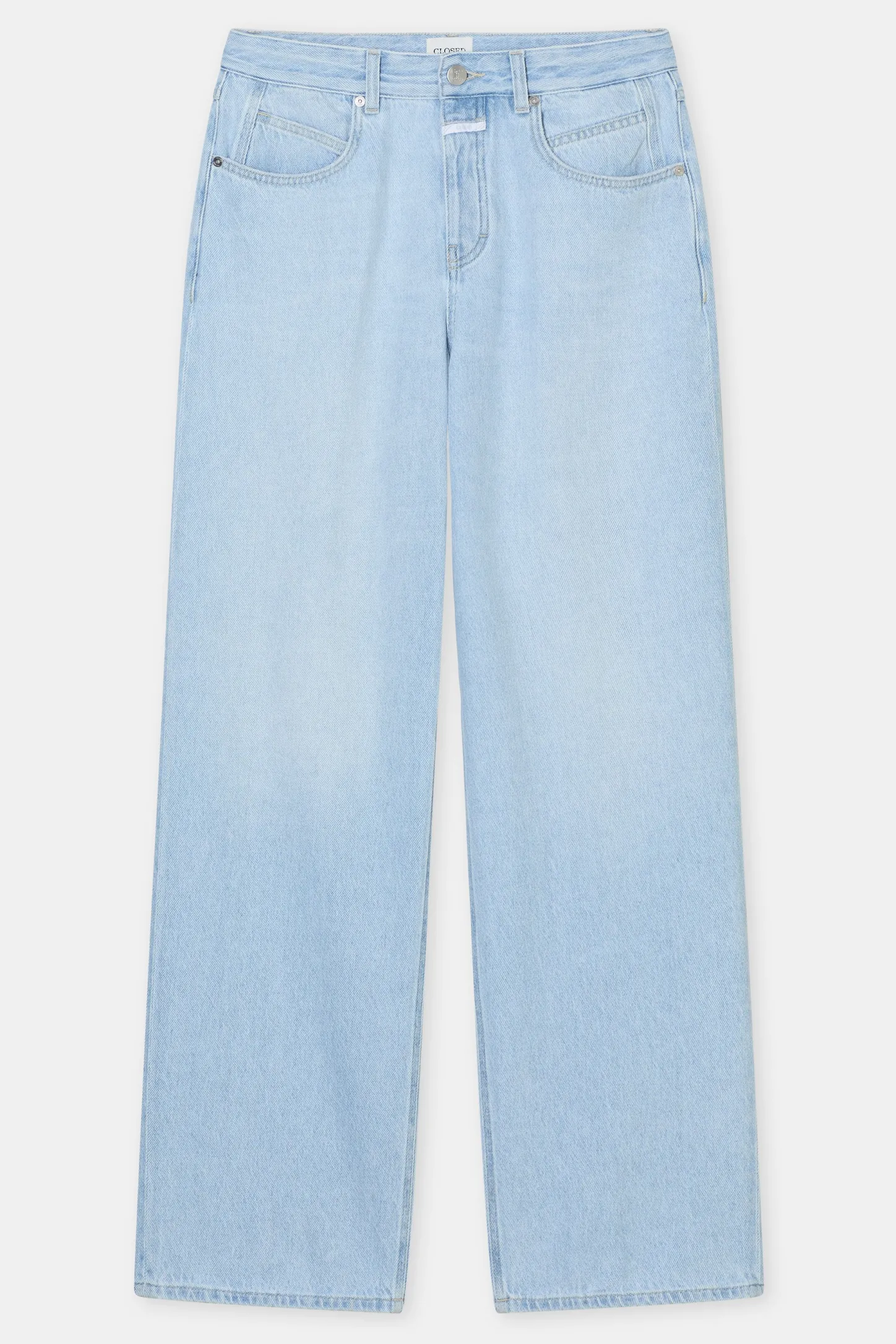 CLOSED Lange Denim>Wijde Jeans - Stijlnaam Nikka Lichtblauw