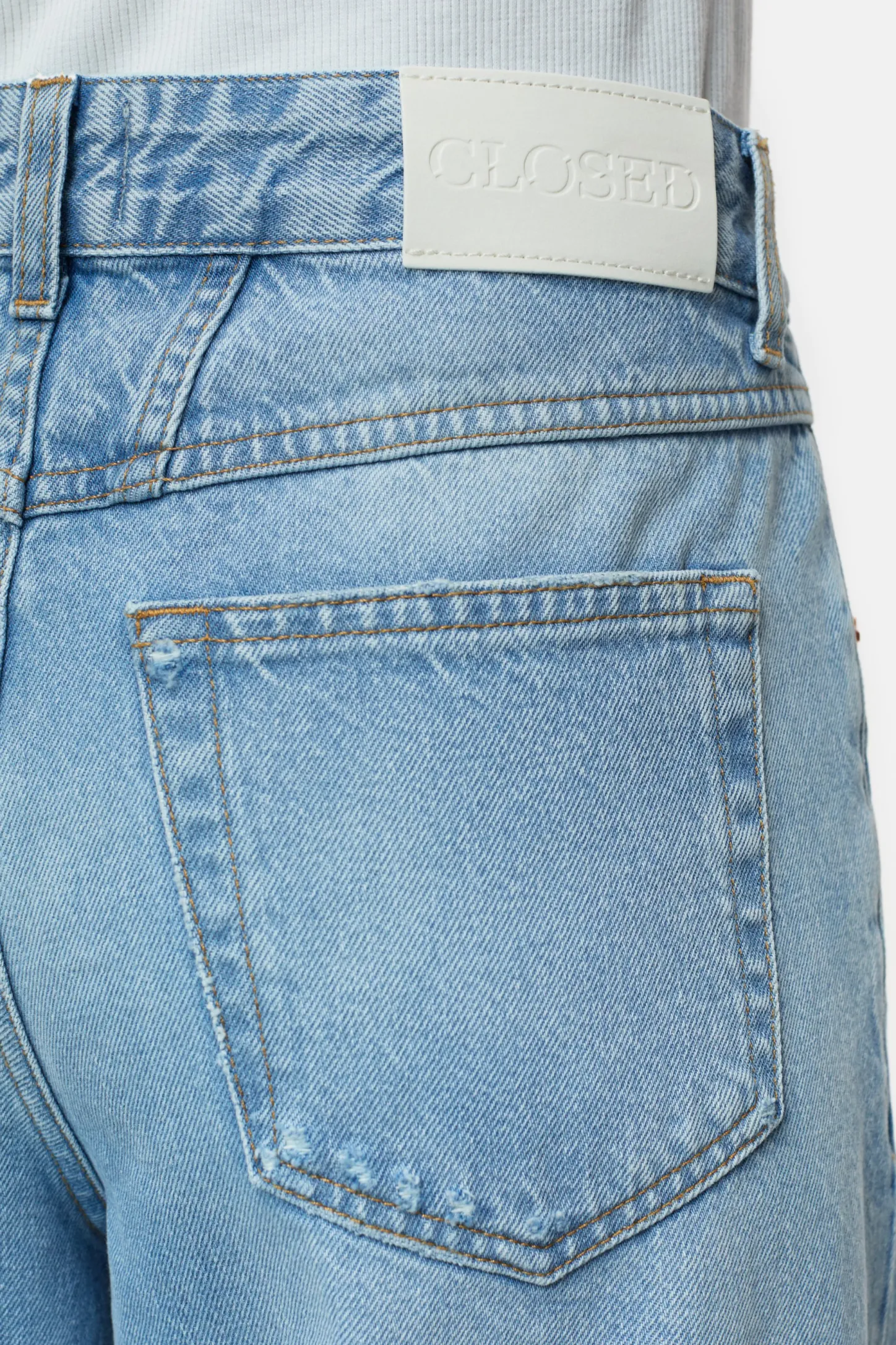 CLOSED Eco-Denim>Wijde Jeans - Stijlnaam Nikka Lichtblauw