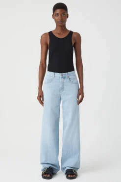 CLOSED Lange Denim>Wijde Jeans - Stijlnaam Nikka Lichtblauw