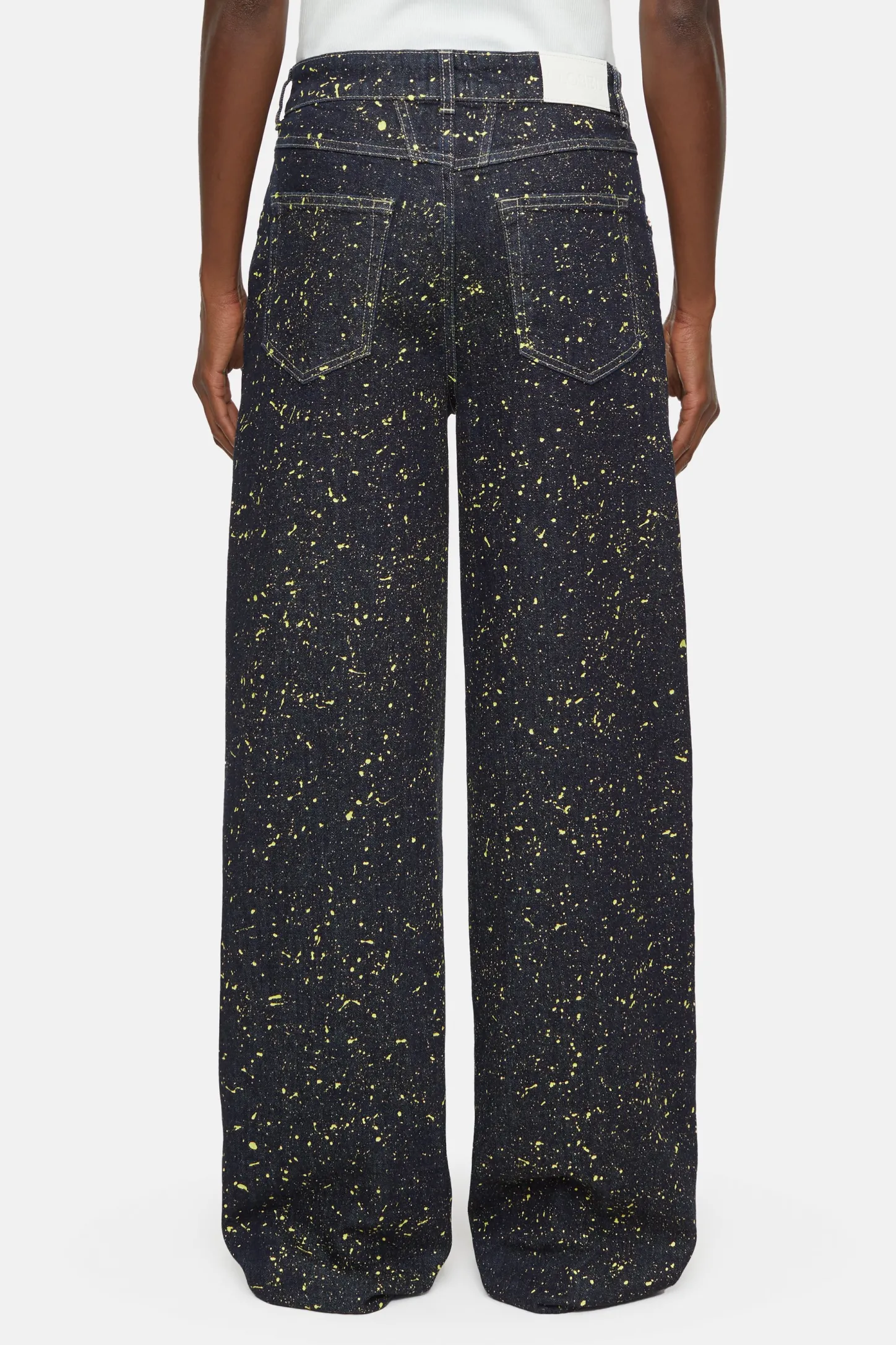 CLOSED Eco-Denim>Wijde Jeans - Stijlnaam Nikka Primair Geel