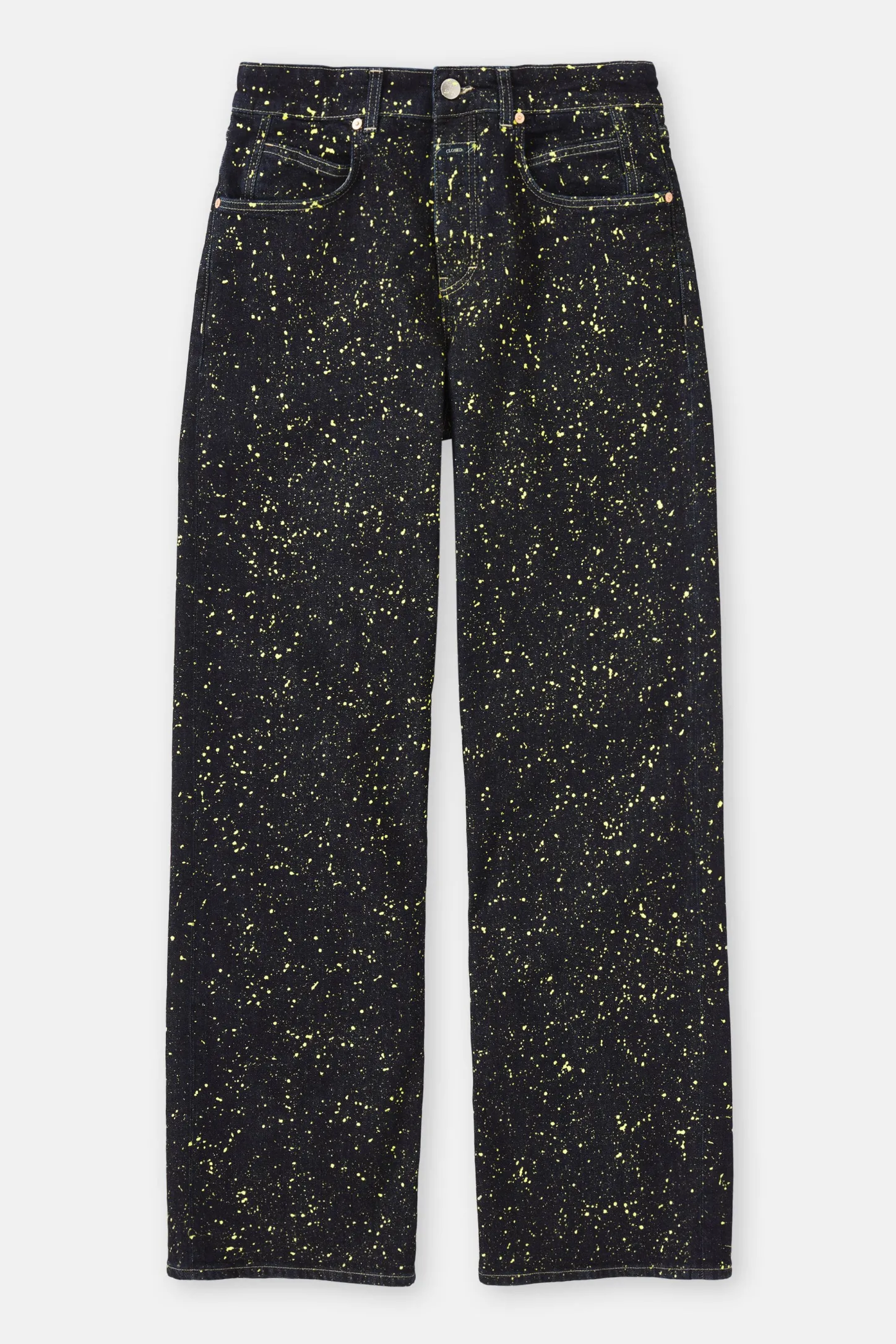 CLOSED Ras>Wijde Jeans - Stijlnaam Nikka Primair Geel