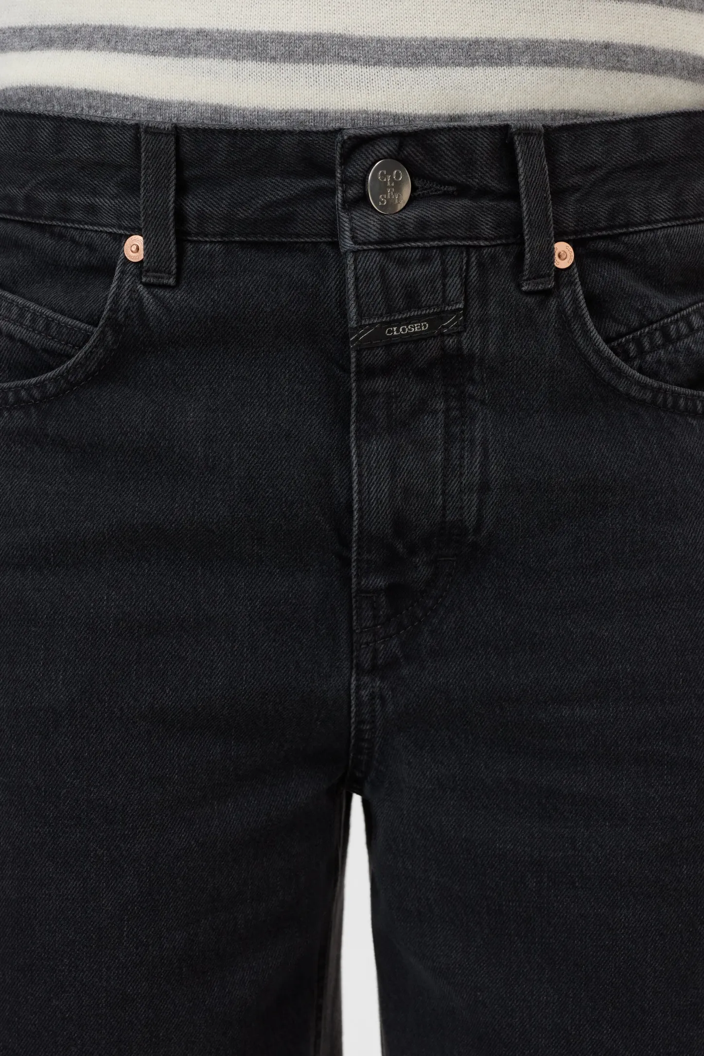 CLOSED Jeans>Wijde Jeans - Stijlnaam Nikka Donker Grijs