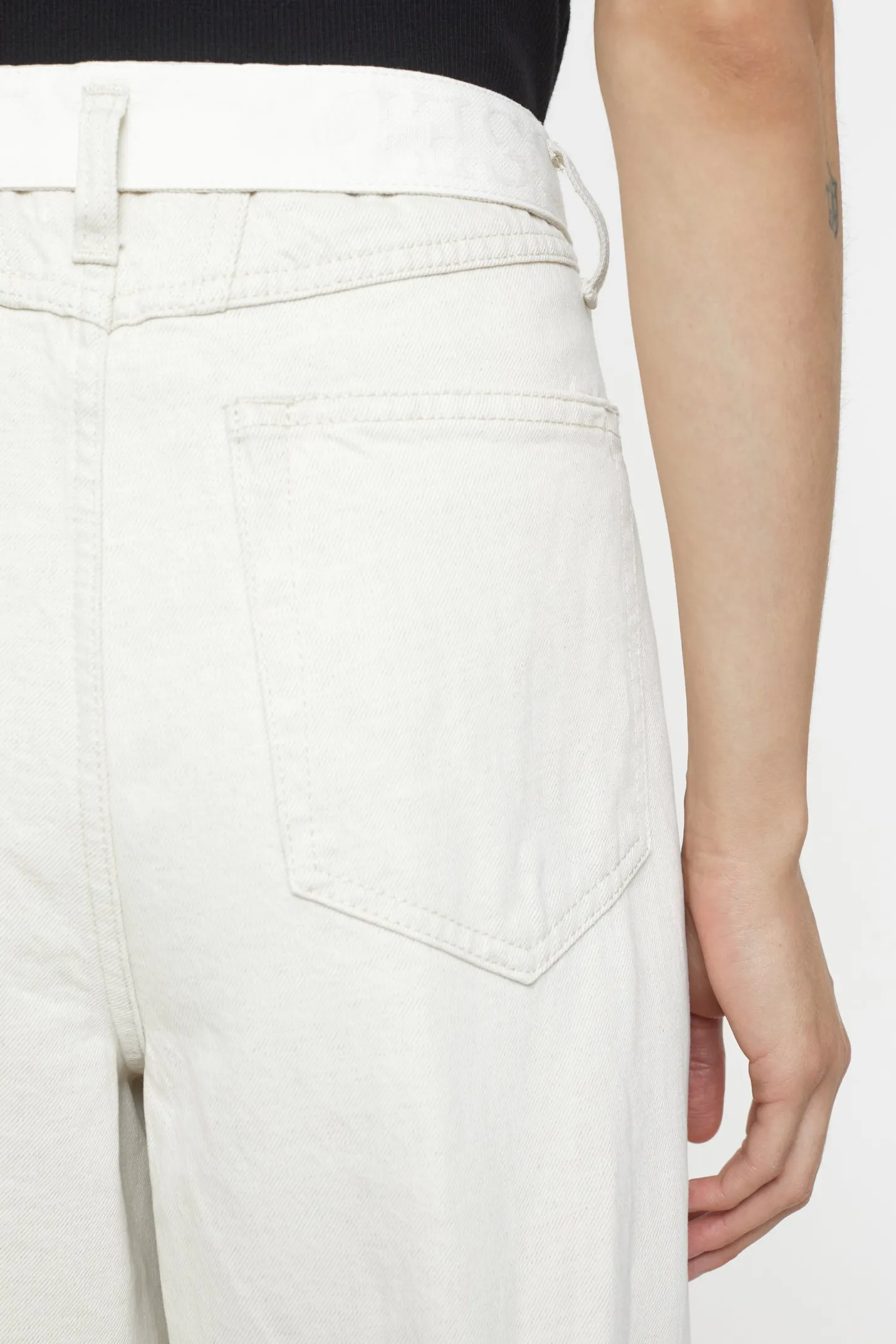 CLOSED Lange Denim>Wijde Jeans - Stijlnaam Sundale Creme