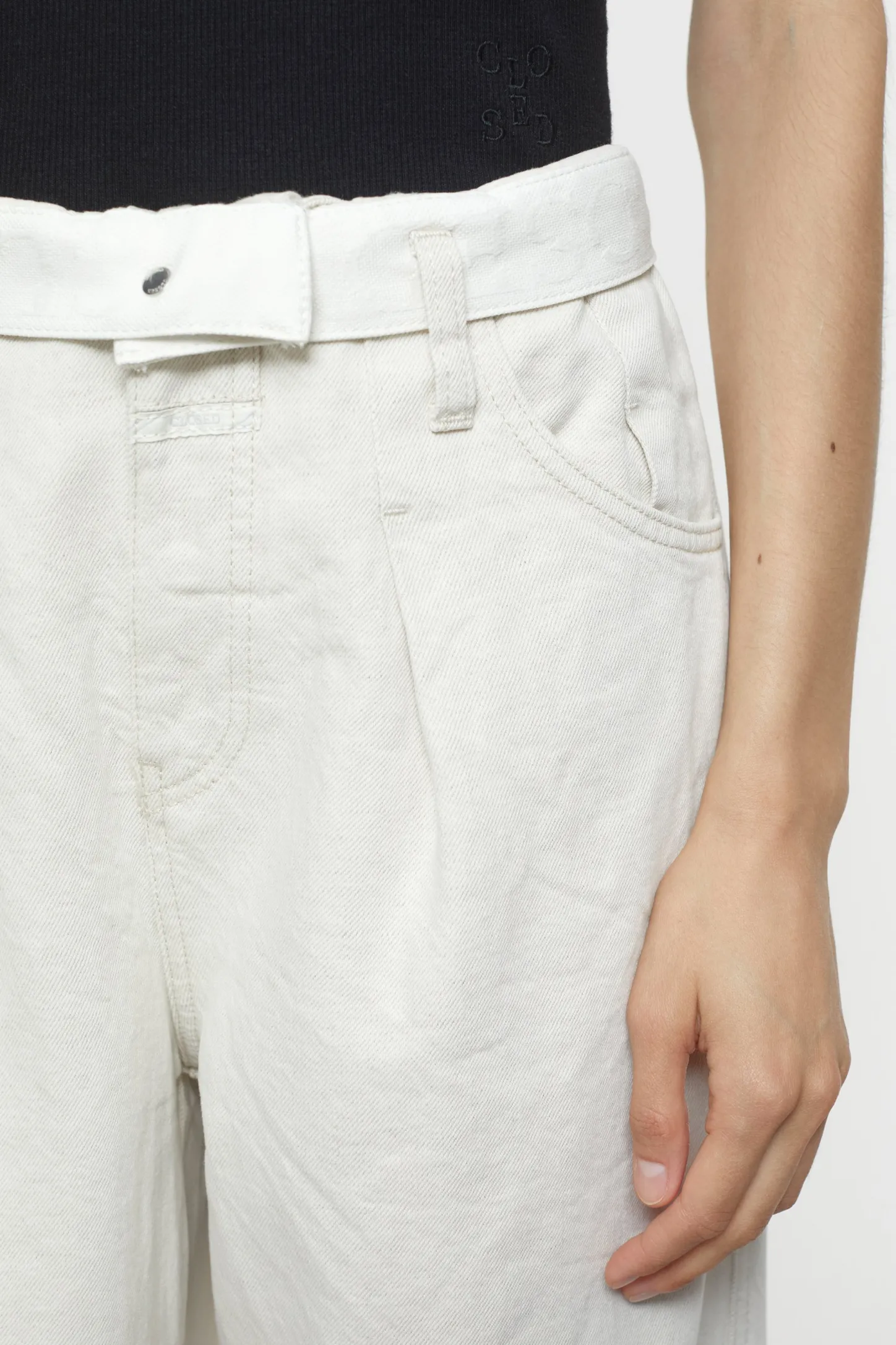 CLOSED Ras>Wijde Jeans - Stijlnaam Sundale Creme