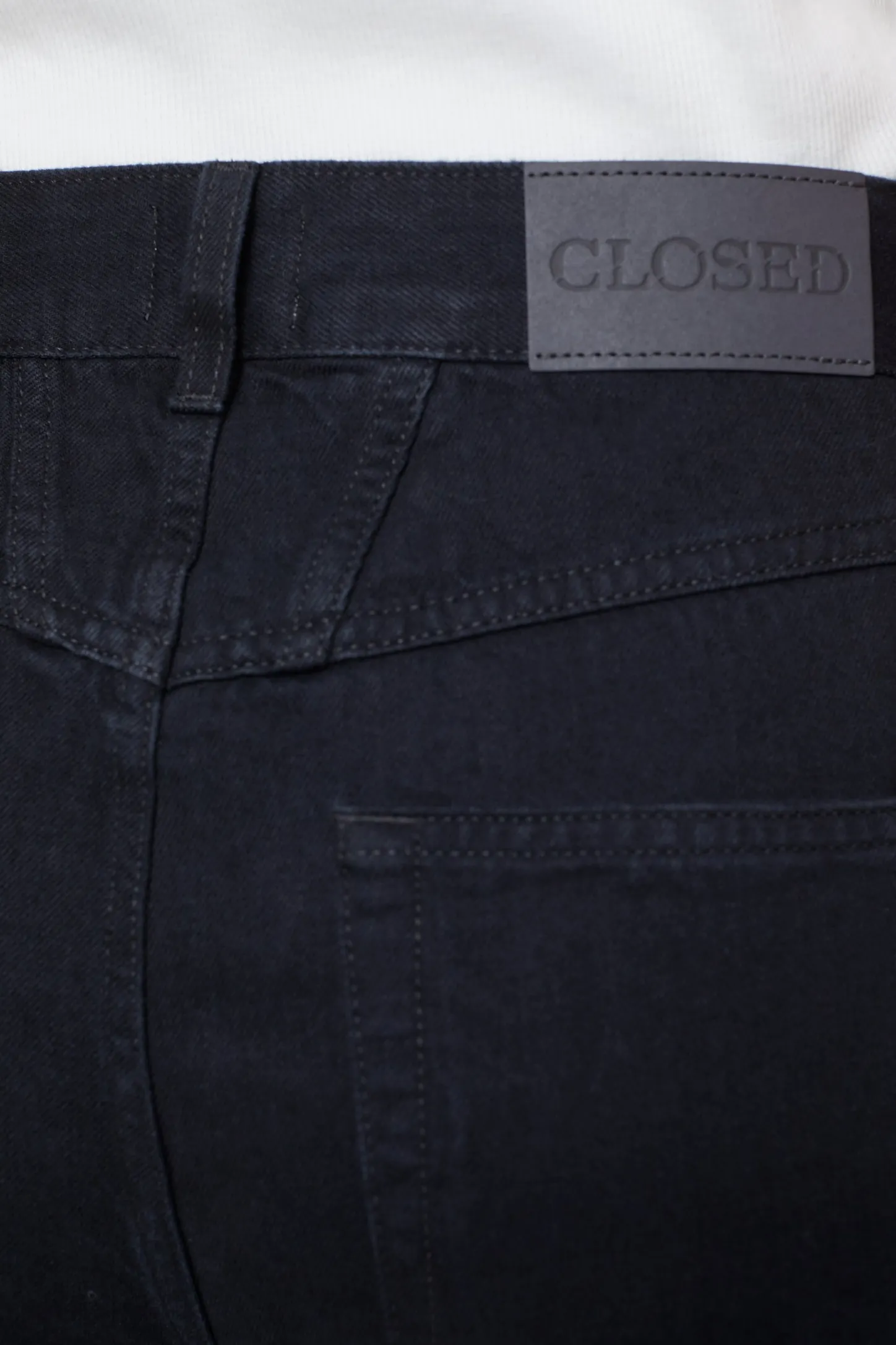 CLOSED Ras>Wijde Jeans - Stijlnaam Wellington Zwartzwart