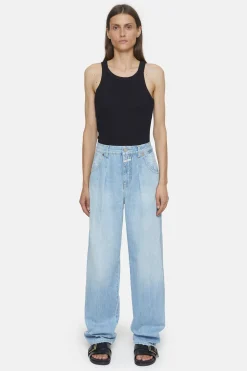 CLOSED Lange Denim>Wijde Jeans - Stijlnaam Wellington Lichtblauw