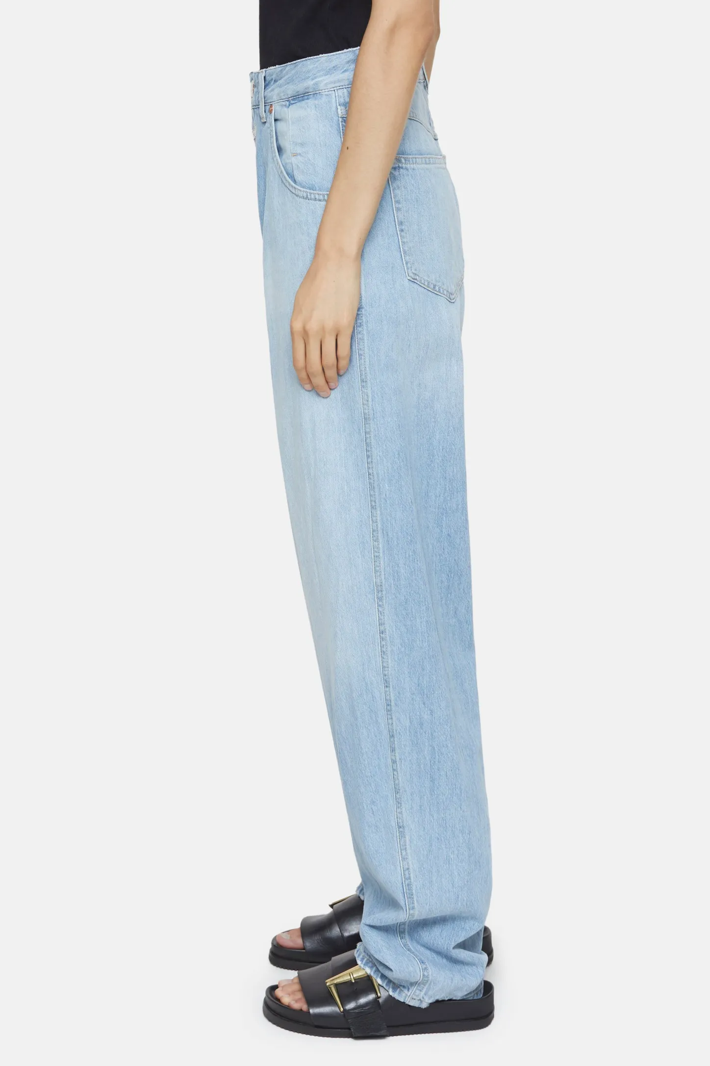CLOSED Lange Denim>Wijde Jeans - Stijlnaam Wellington Lichtblauw