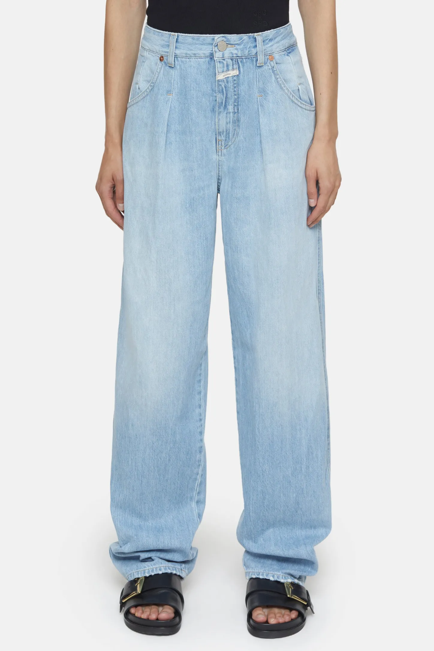 CLOSED Lange Denim>Wijde Jeans - Stijlnaam Wellington Lichtblauw