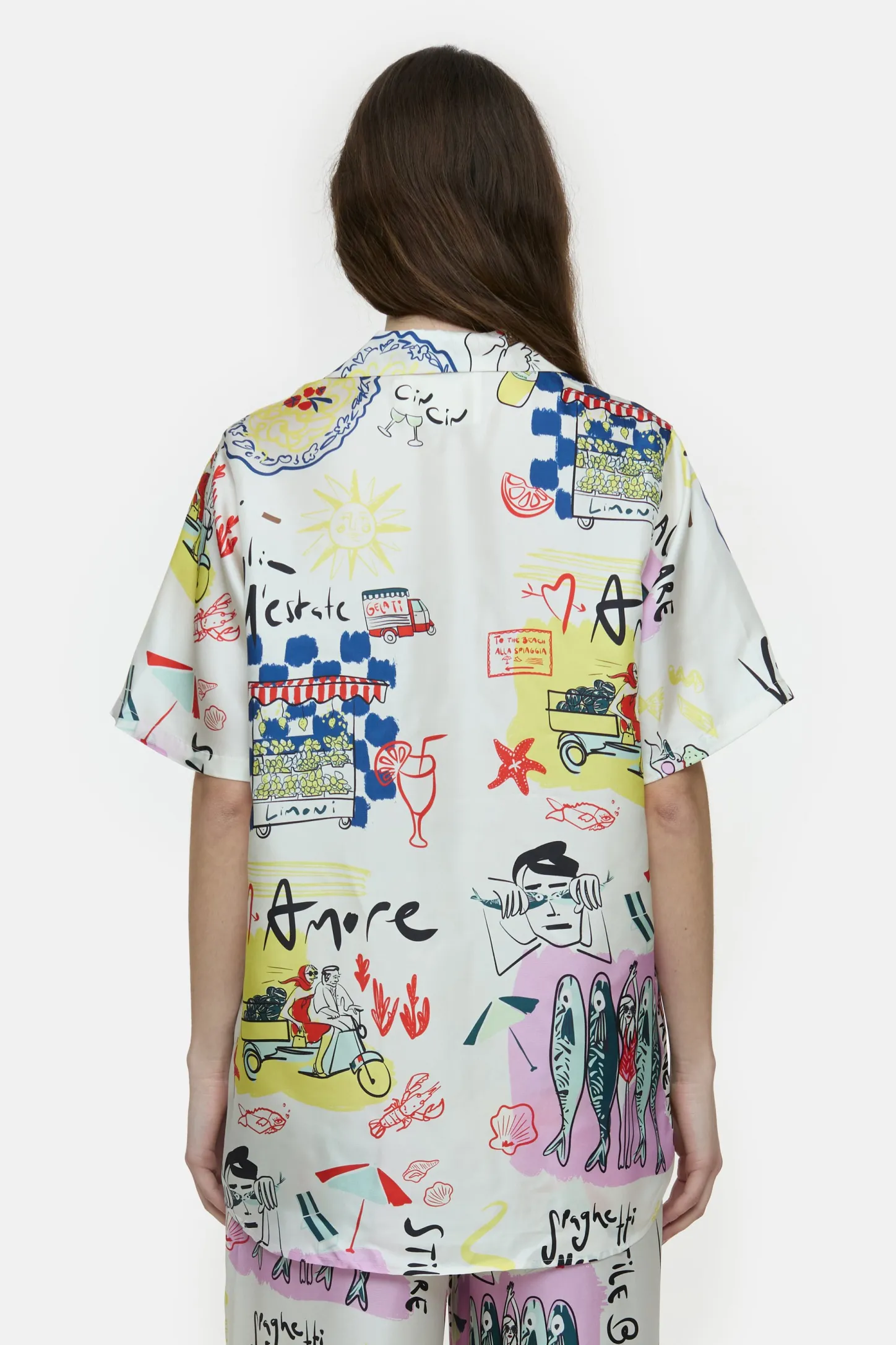 CLOSED Overhemden En Blouses>Zijden Overhemdblouse Veelkleurig